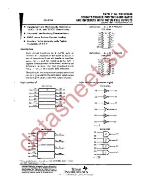 SN74LS19AN datasheet  